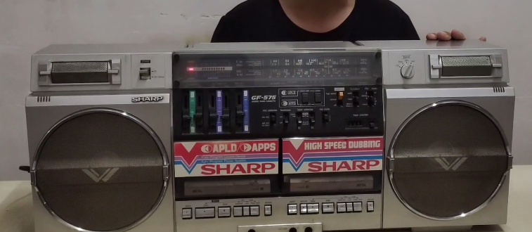 shoebox cassette recorder