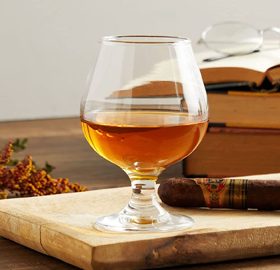 Set of 4 Whiskey Glasses, 13 Oz Bourbon Snifter Glasses for Cognac, Brandy, Cocktails, Spirits