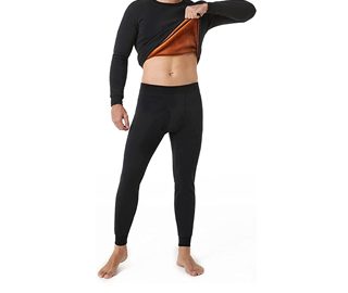 LAPASA Ultra Heavyweight Thermal Underwear Set for Men, Extreme Cold Weather Long Johns Top & Bottom (Thermoflux Fusion M63)