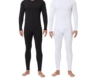 Thermajohn Long Johns Thermal Underwear for Men Fleece Lined Base Layer Set for Cold Weather