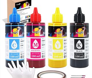 Koala Sublimation Ink Refill Bottle Compatible with ET-2720 ET-2760 ET-2800 ET-2803 ET-2850 ET-3760 WF-7710 WF-7720 C68 C88 for Heat Transfer on Mugs, Polyester Shirts, Mat, etc